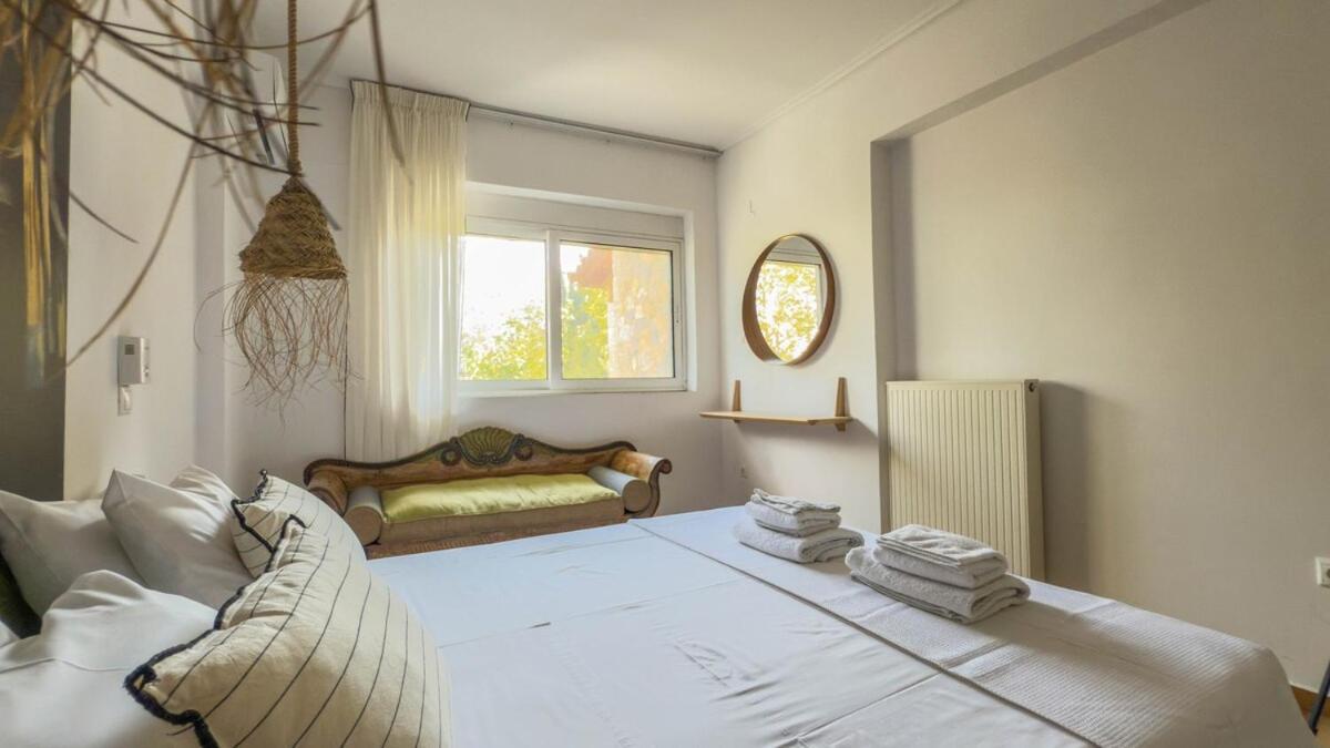 Σύγχρονο Vintage Στο Μαρούσι Appartement Athene Buitenkant foto