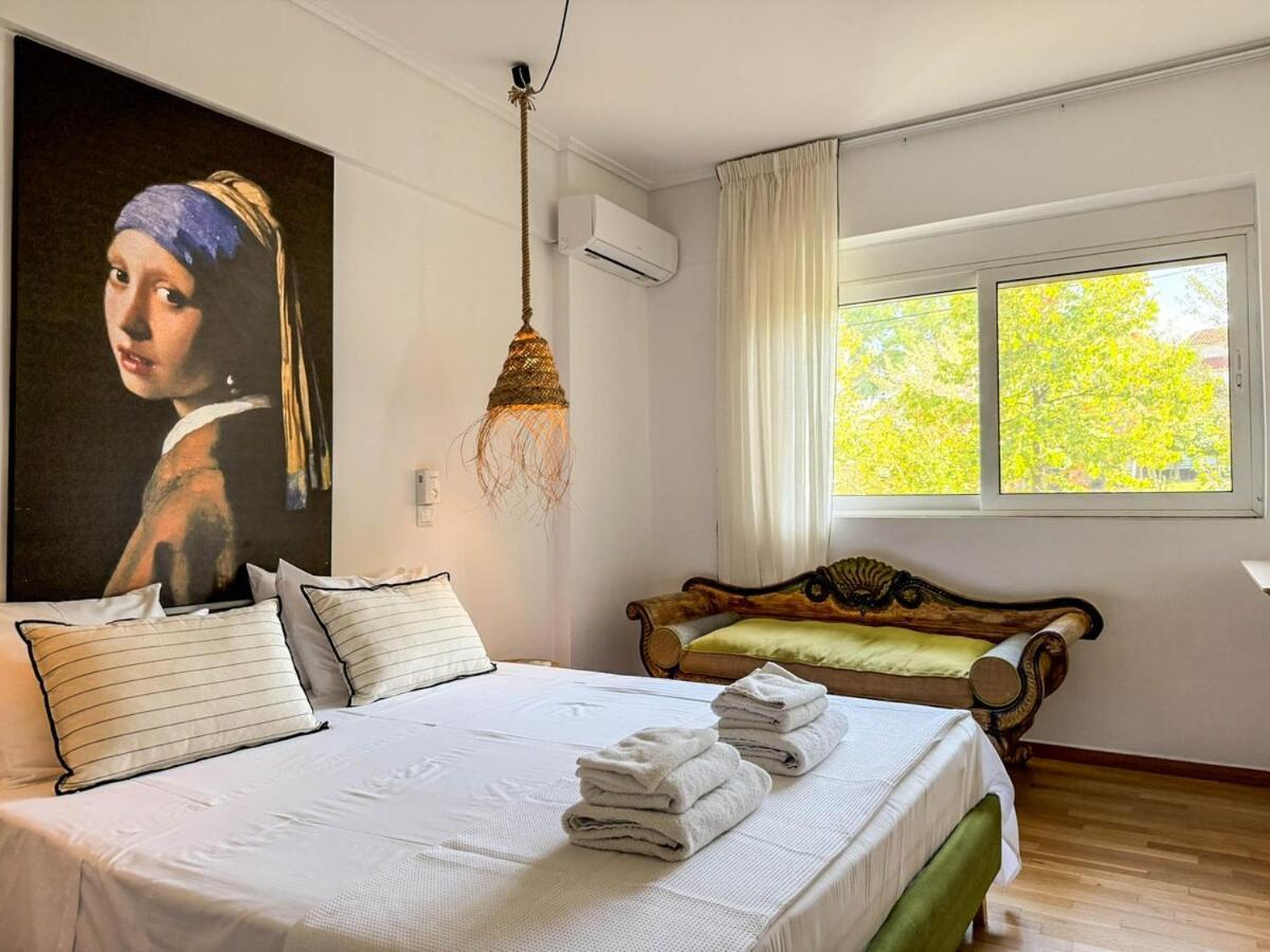 Σύγχρονο Vintage Στο Μαρούσι Appartement Athene Buitenkant foto